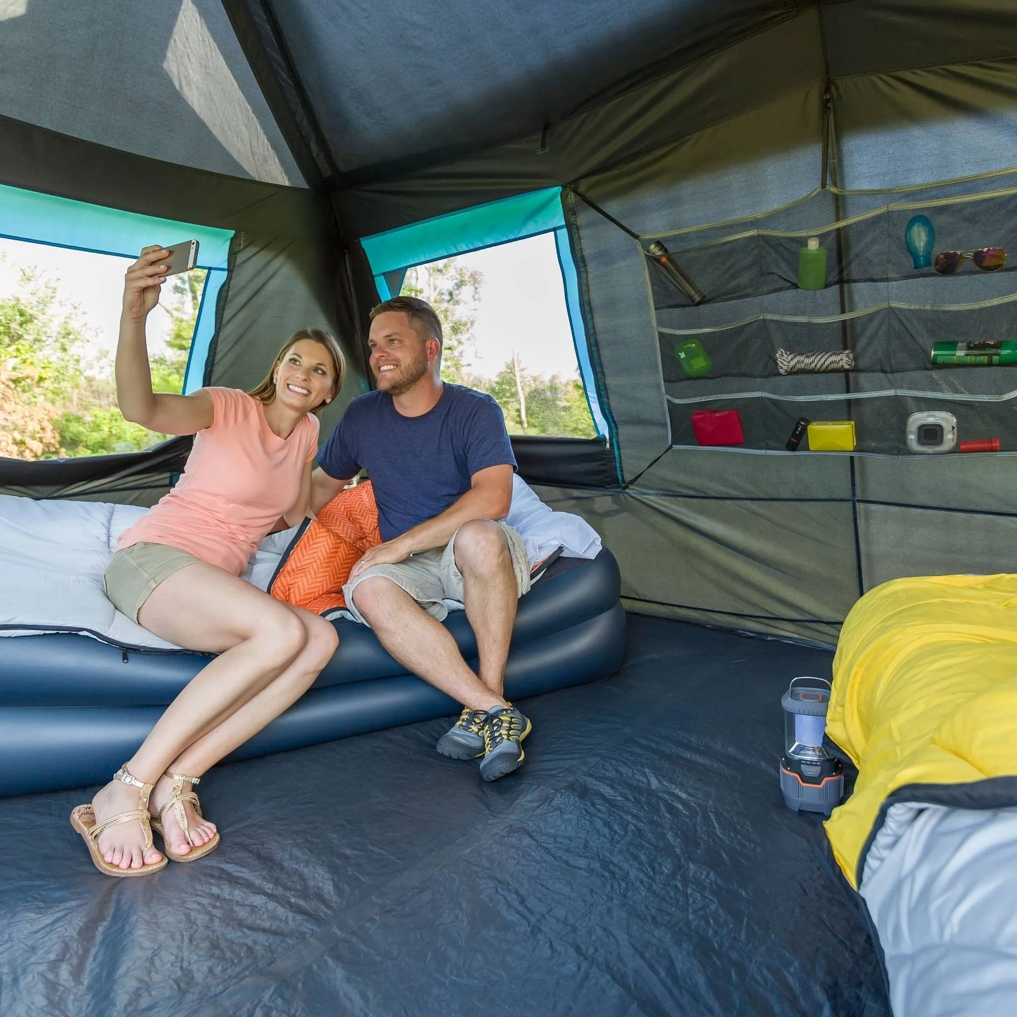 10-Person Dark Rest Instant Cabin Tent