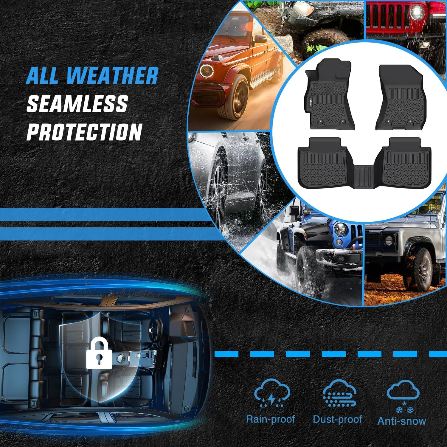 2015-2019 Subaru Outback Legacy TPE Floor Mats