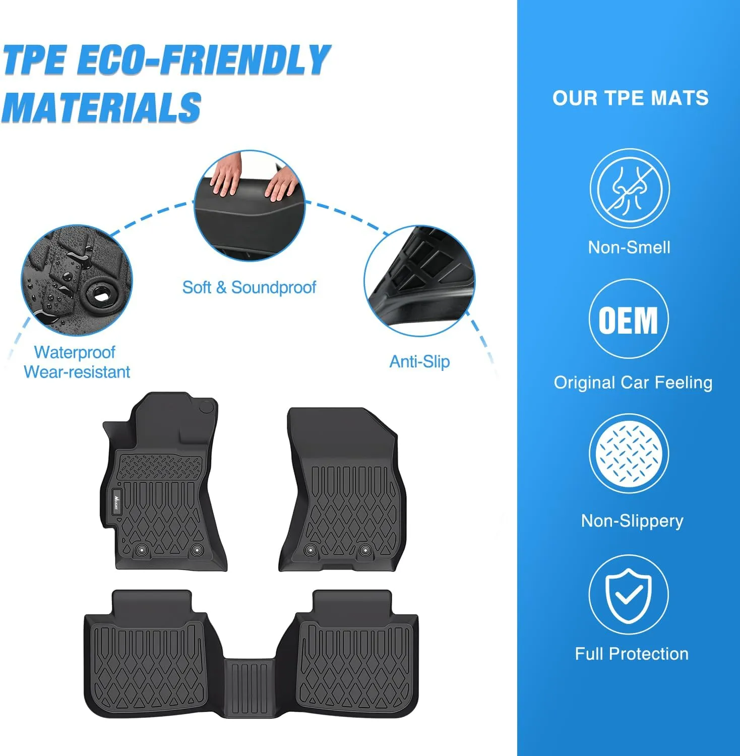 2015-2019 Subaru Outback Legacy TPE Floor Mats