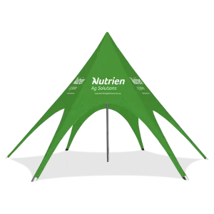26ft Single Pole Custom Star Shade | Star Tents