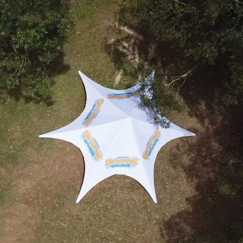 26ft Single Pole Custom Star Shade | Star Tents