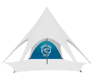 33ft Star Shade Custom Wall | Star Tents