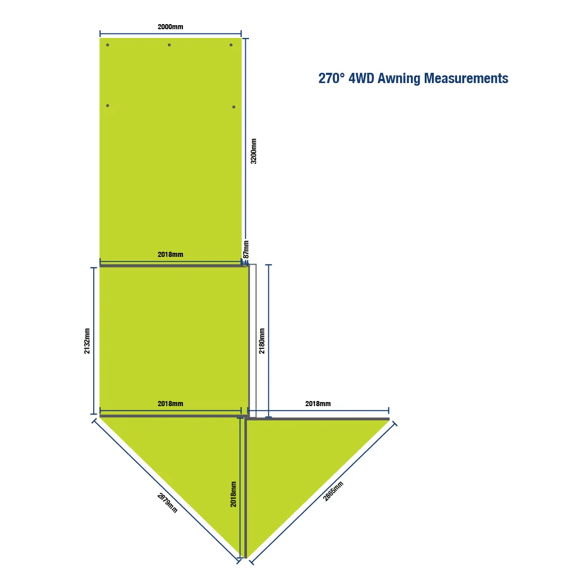 4WD 270° Awning