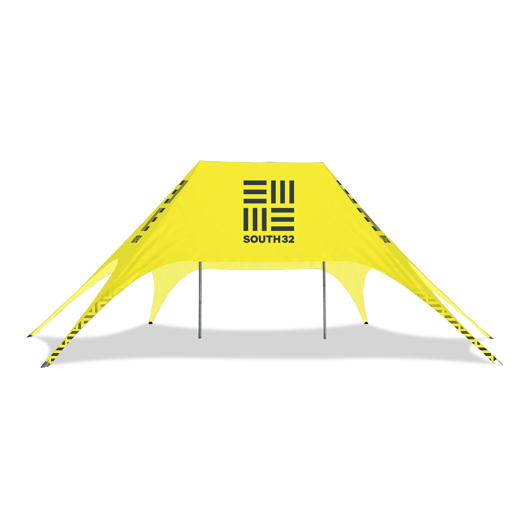 54ft x 34ft Double Pole Custom Star Shade | Star Tents