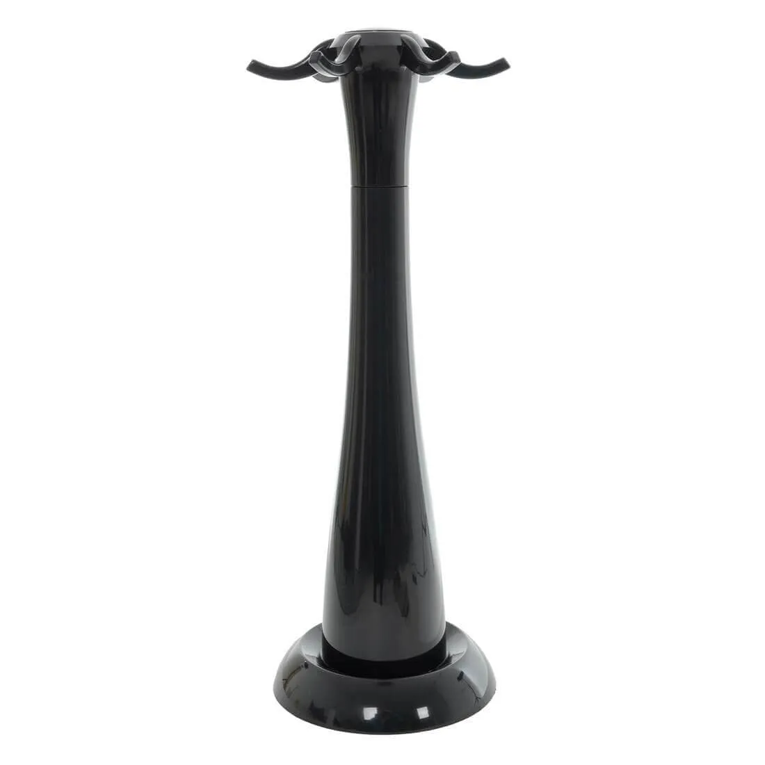 6 Piece Kitchen Utensils Tool Set With Rotating Stand Black