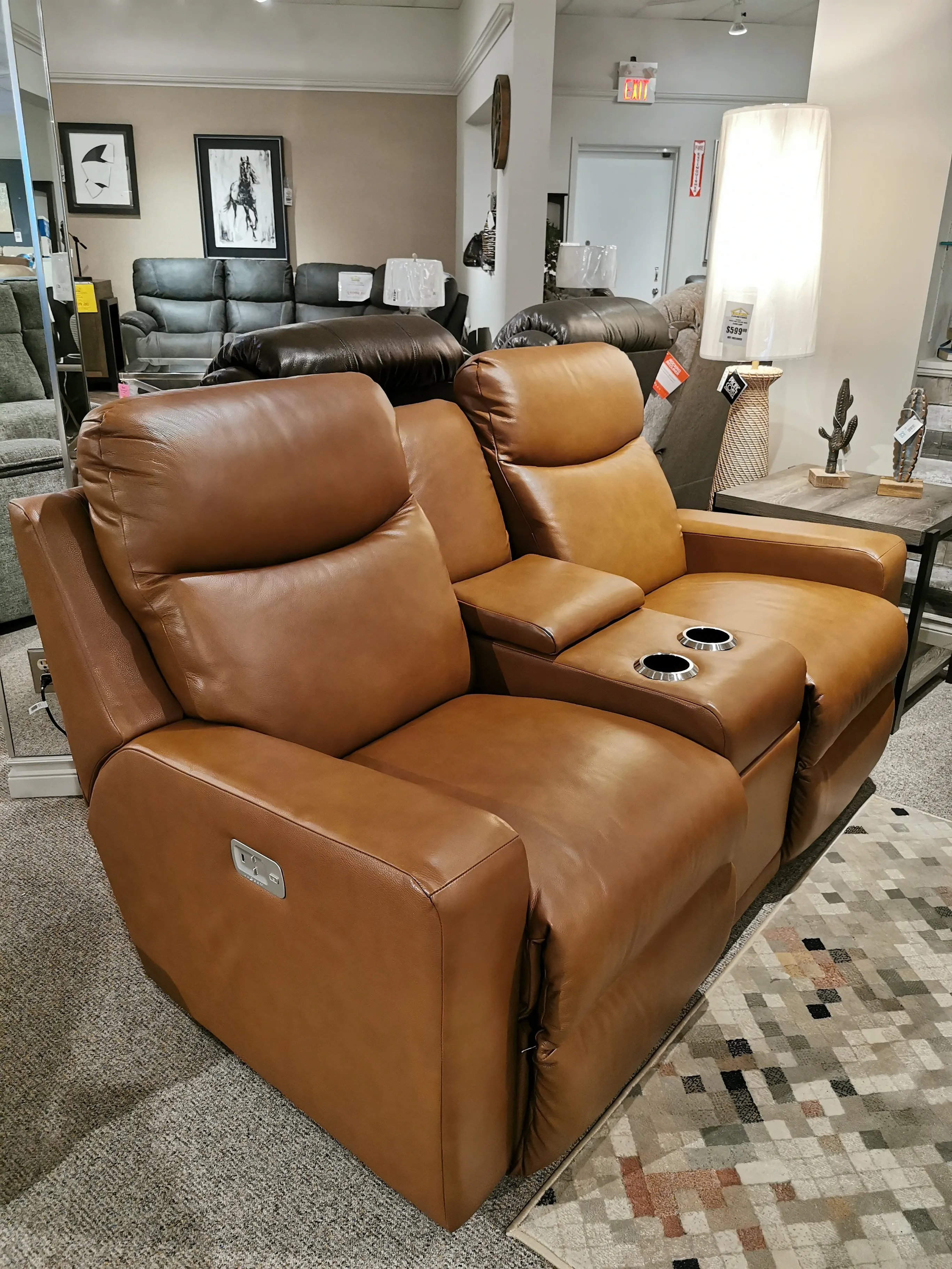 781 Emmons Power Reclining Loveseat with Headrest
