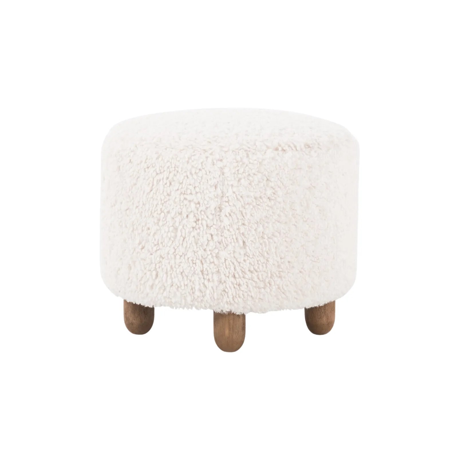 Ainsley Ottoman Round - Natural