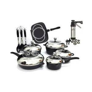Aluminium Die-cast Non-stick Cookware- 26pc set