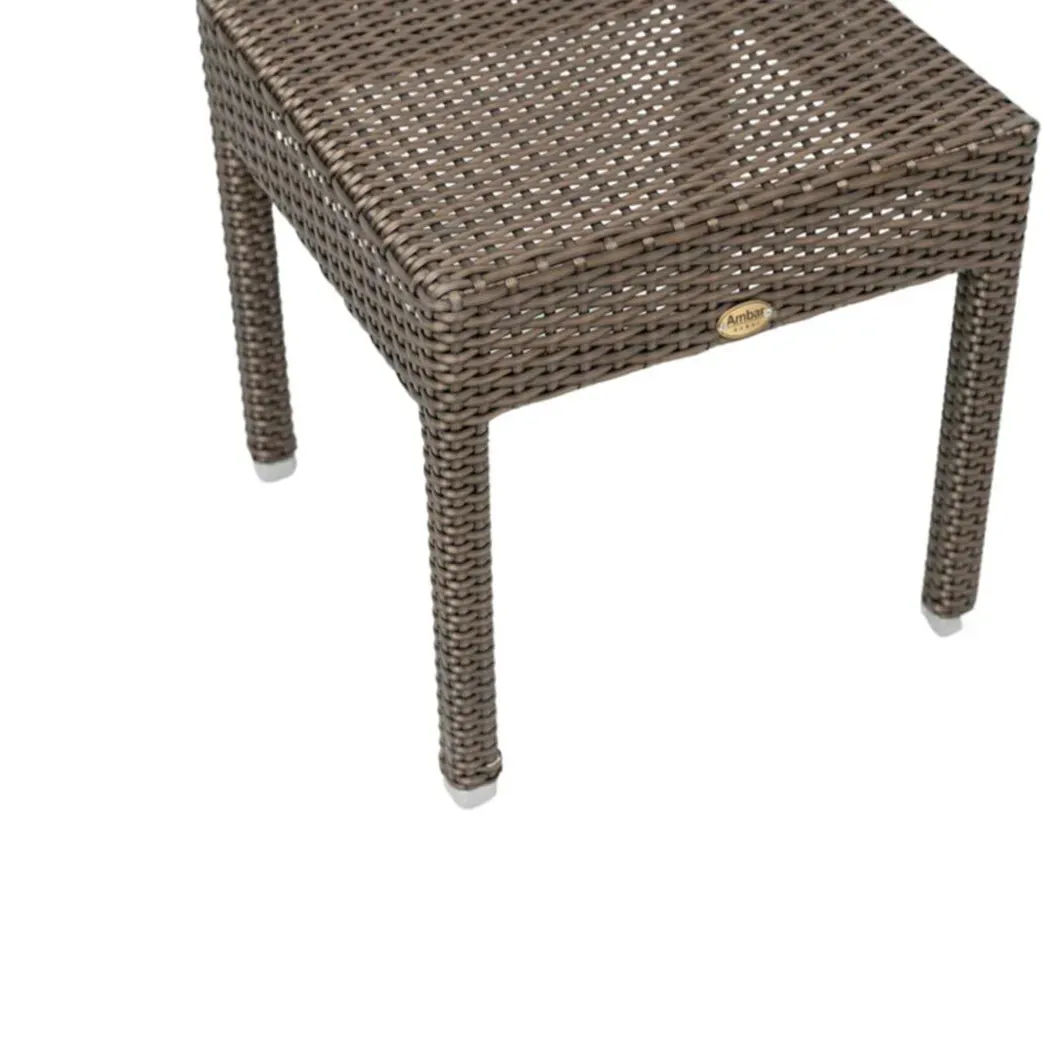Ambar Hawai Side Table Bronze, 45 x 45 x 47 cm
