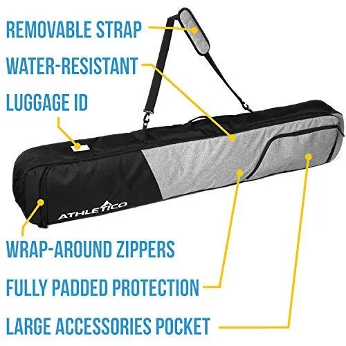 Athletico Peak Padded Snowboard Bag (157cm)