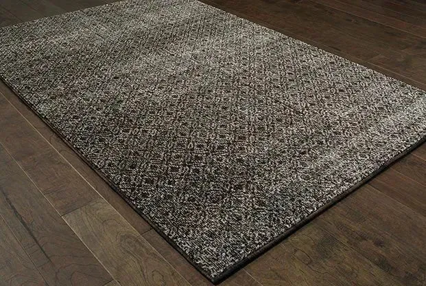 Atlas 8048Q Black/ Grey Rug