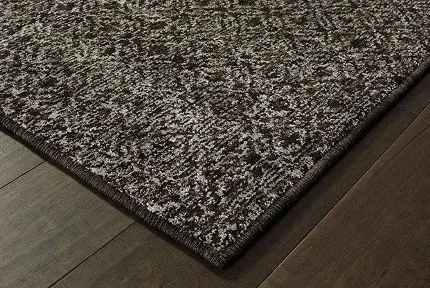 Atlas 8048Q Black/ Grey Rug