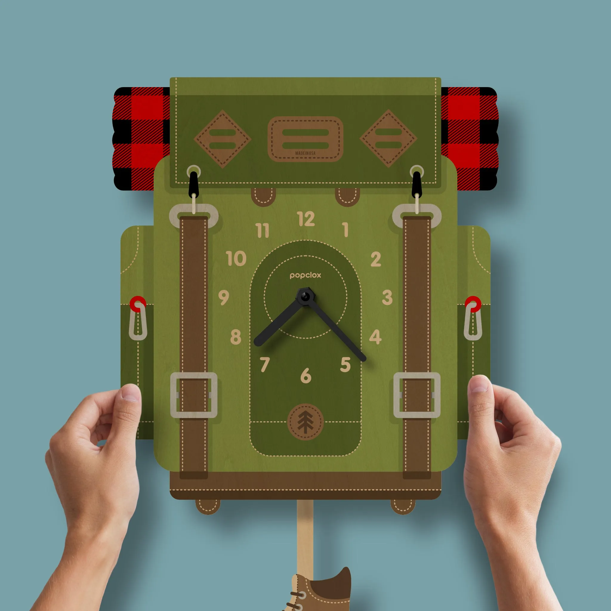 backpack - pendulum clock