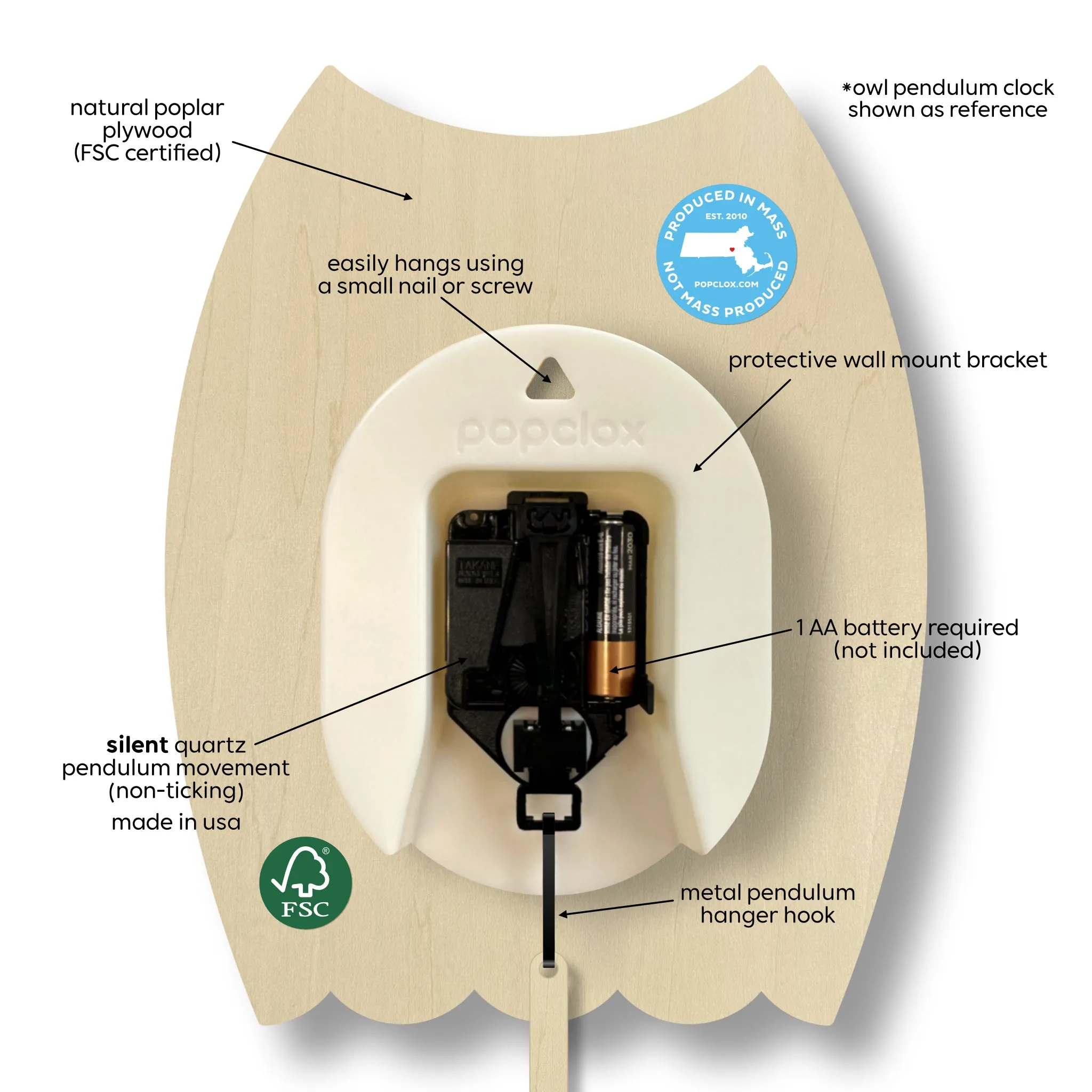backpack - pendulum clock