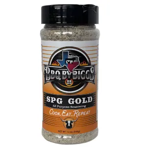BBQ by Biggs SPG Gold - All-Purpose Seasoning Rub | Bold and Savory Flavor | 16 oz Shaker