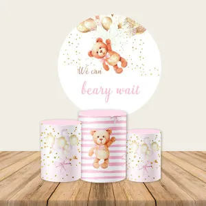 Bear Theme Round Backdrop | Baby Shower Decoration