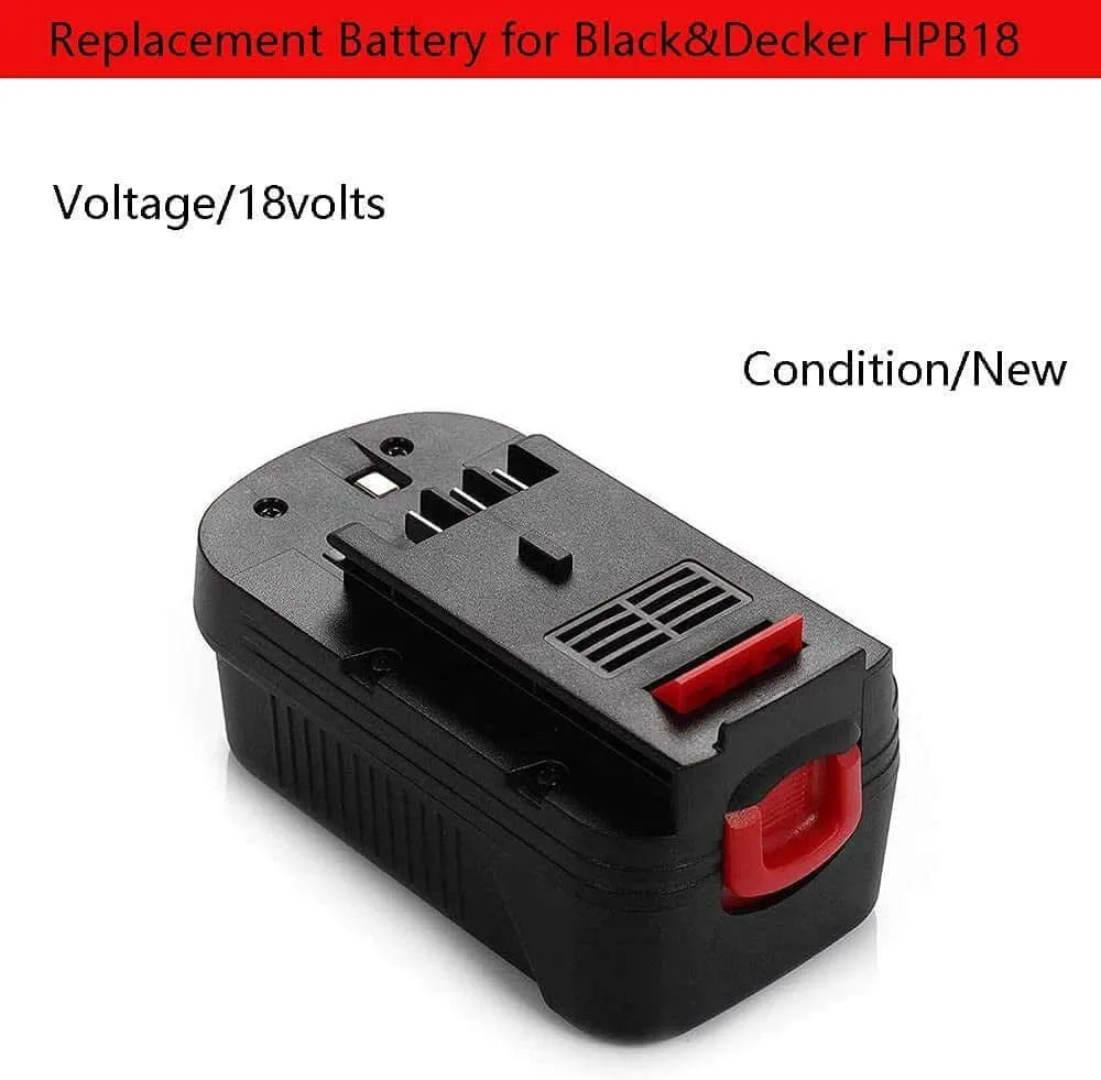 Black and Decker Battery 18v 3000mAh