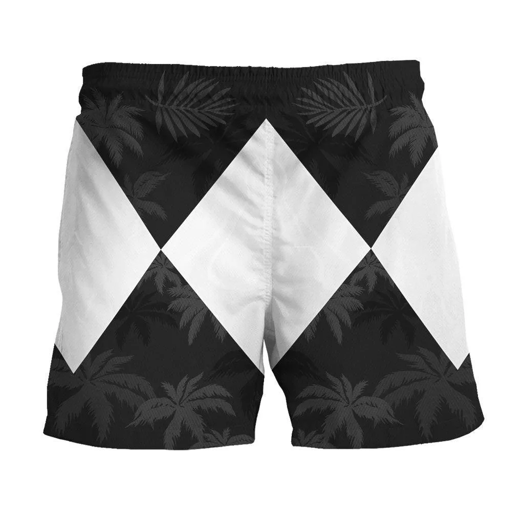 Black Ranger x Tommy Vercetti Hawaiian Shirt & Beach Shorts