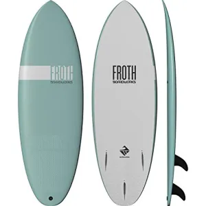 Boardworks Froth! | Soft Top Surfboard | 3 Fins | Wake Surfboard | 5' | Mint