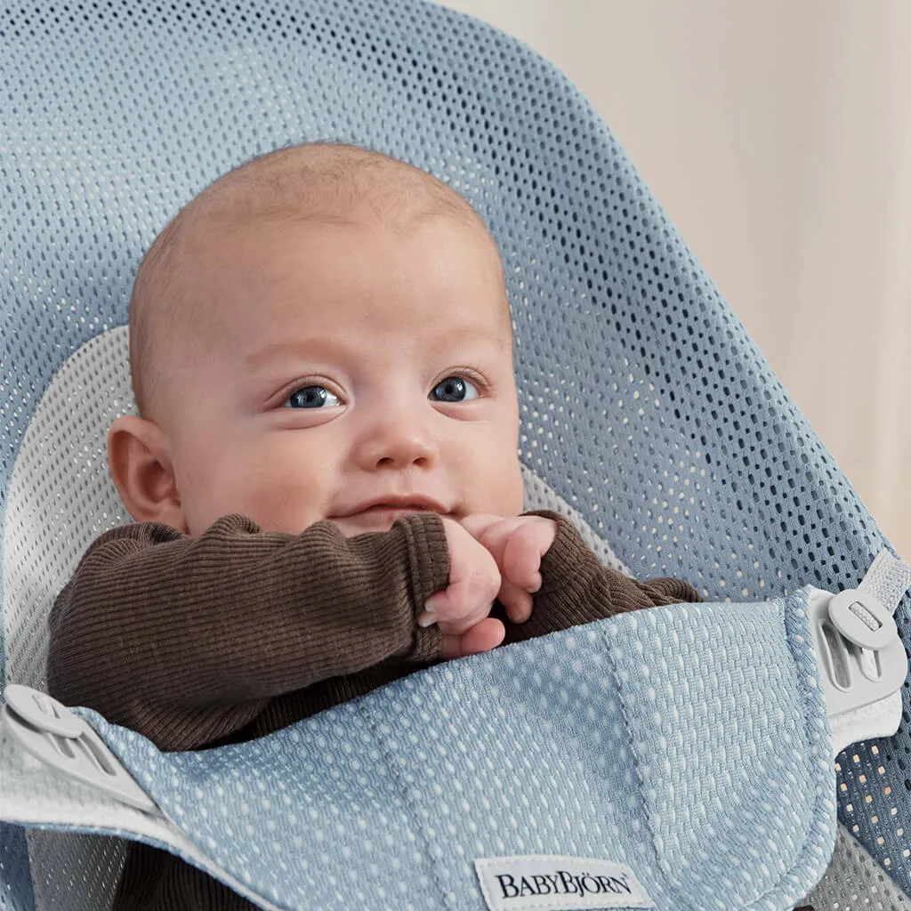 Bouncer Balance Soft Mesh Sky Blue/White