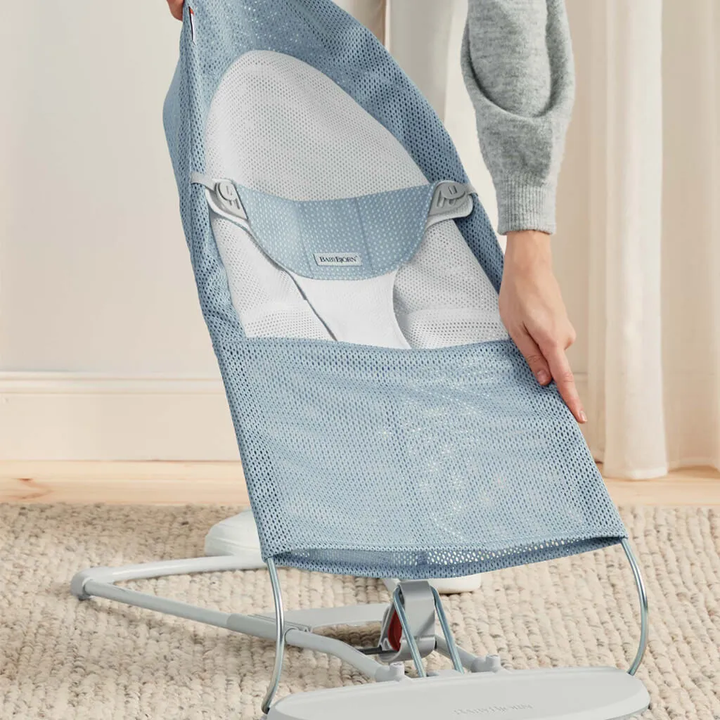 Bouncer Balance Soft Mesh Sky Blue/White