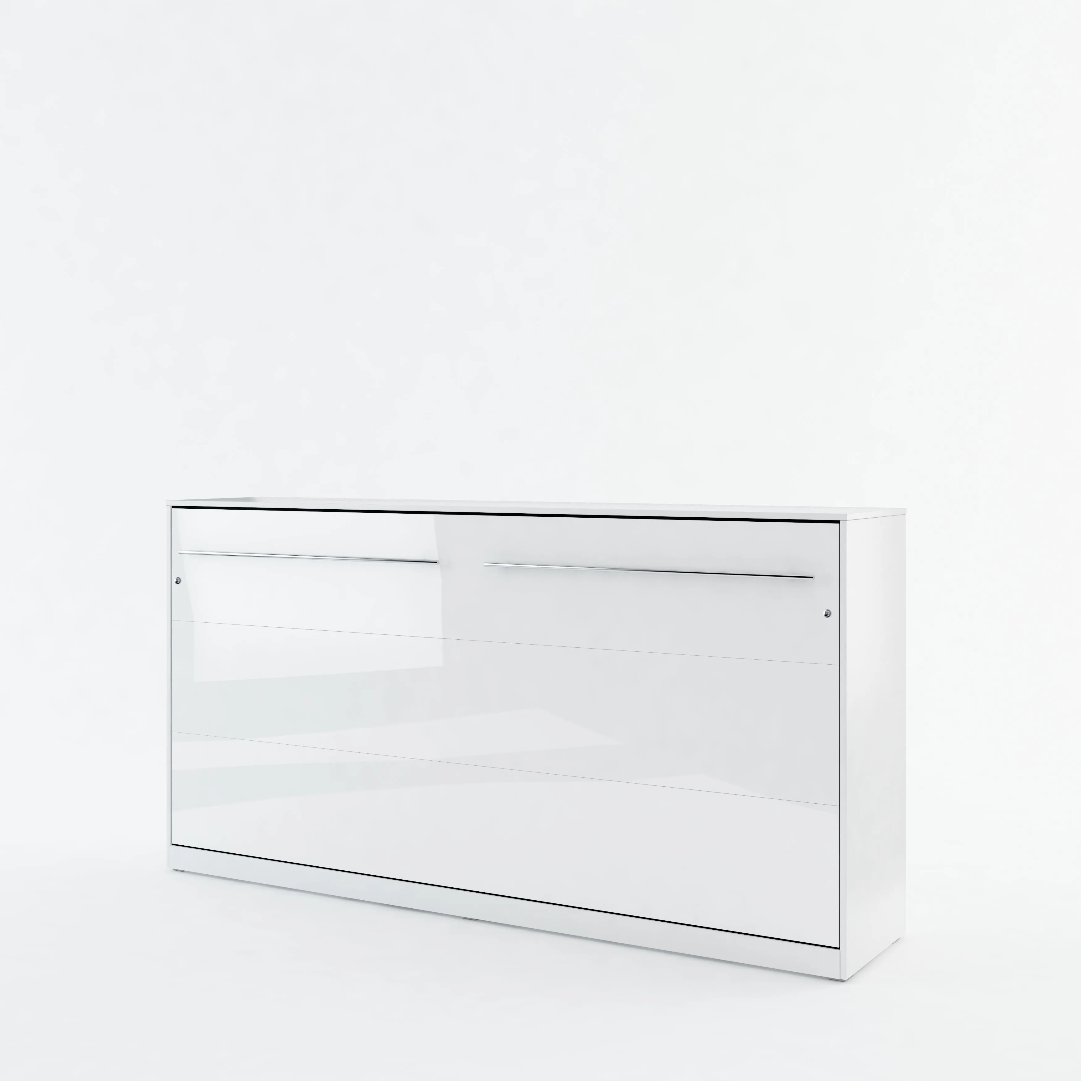 Brescia Horizontal Twin Size Murphy Bed with mattress