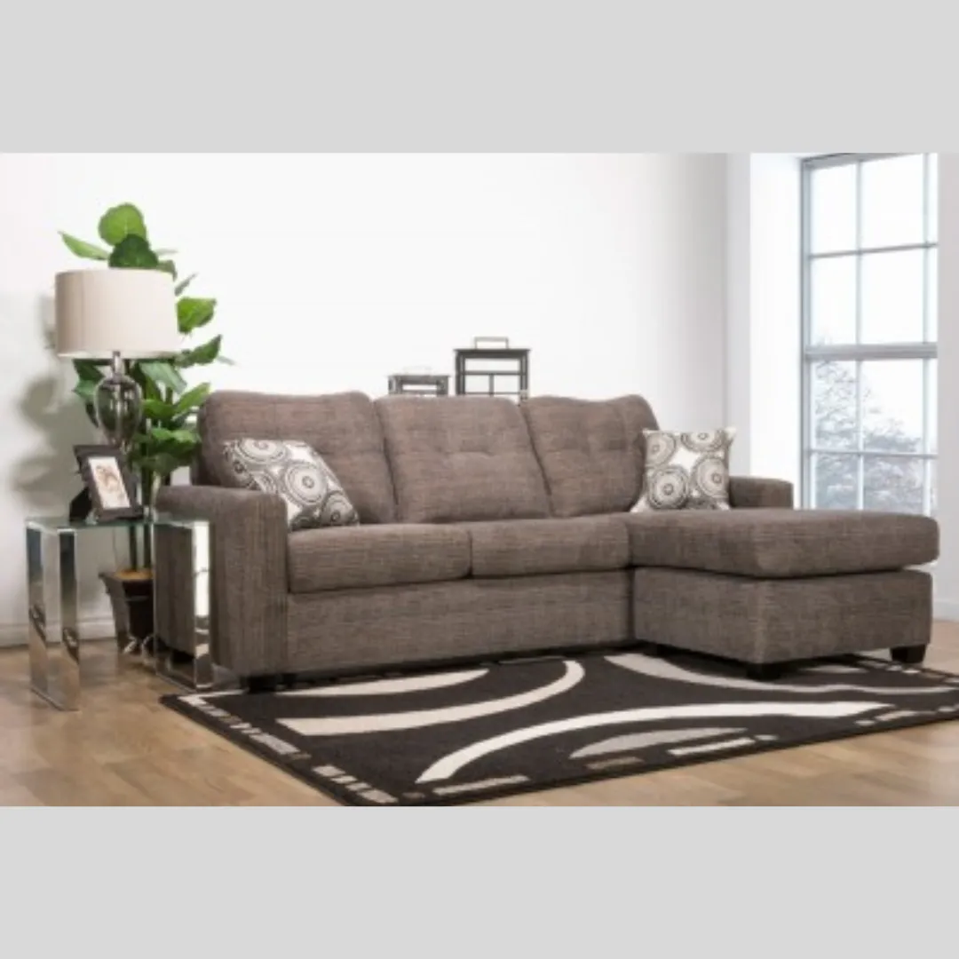 Brown Small Sectional - 4253