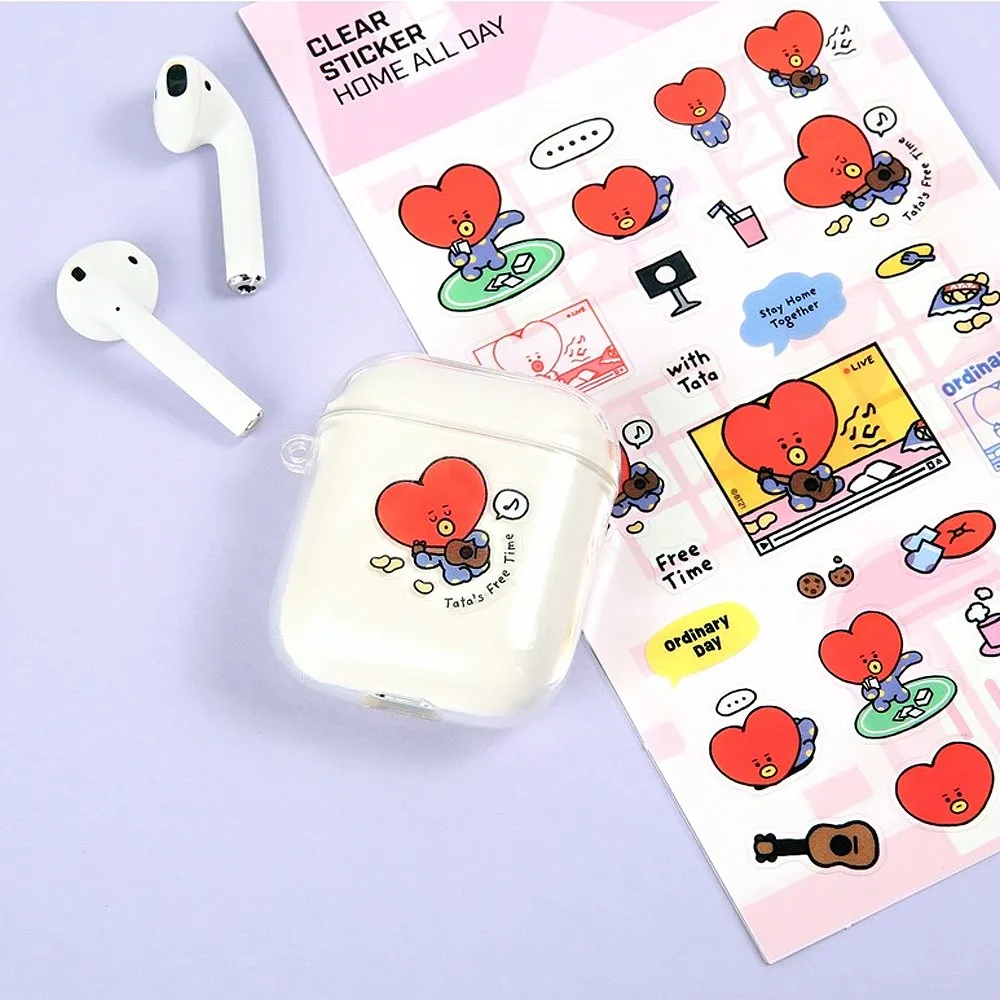 BT21 Clear Sticker Sheet : Home All Day