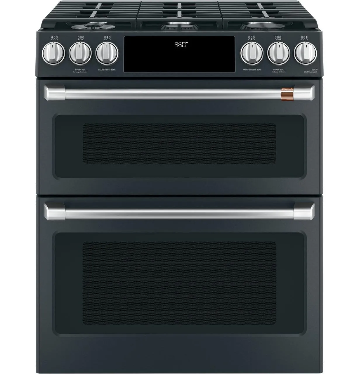 Cafe CXFCGHKPMSS Caf(eback)™ Front Control Gas Knobs and Handles - Brushed Stainless