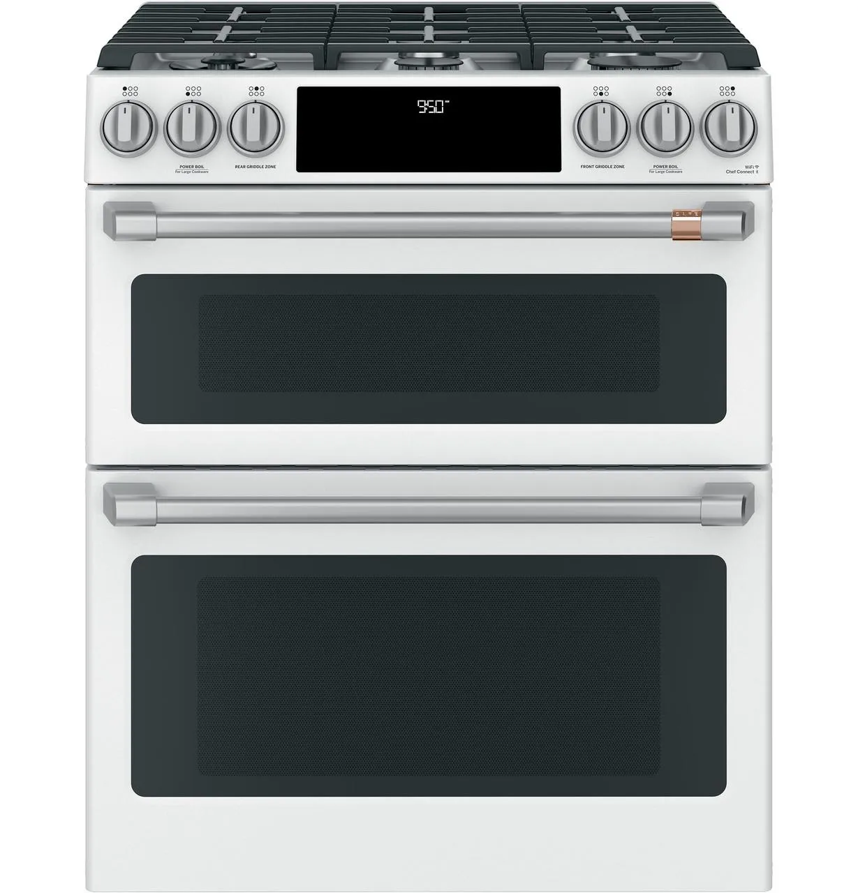 Cafe CXFCGHKPMSS Caf(eback)™ Front Control Gas Knobs and Handles - Brushed Stainless
