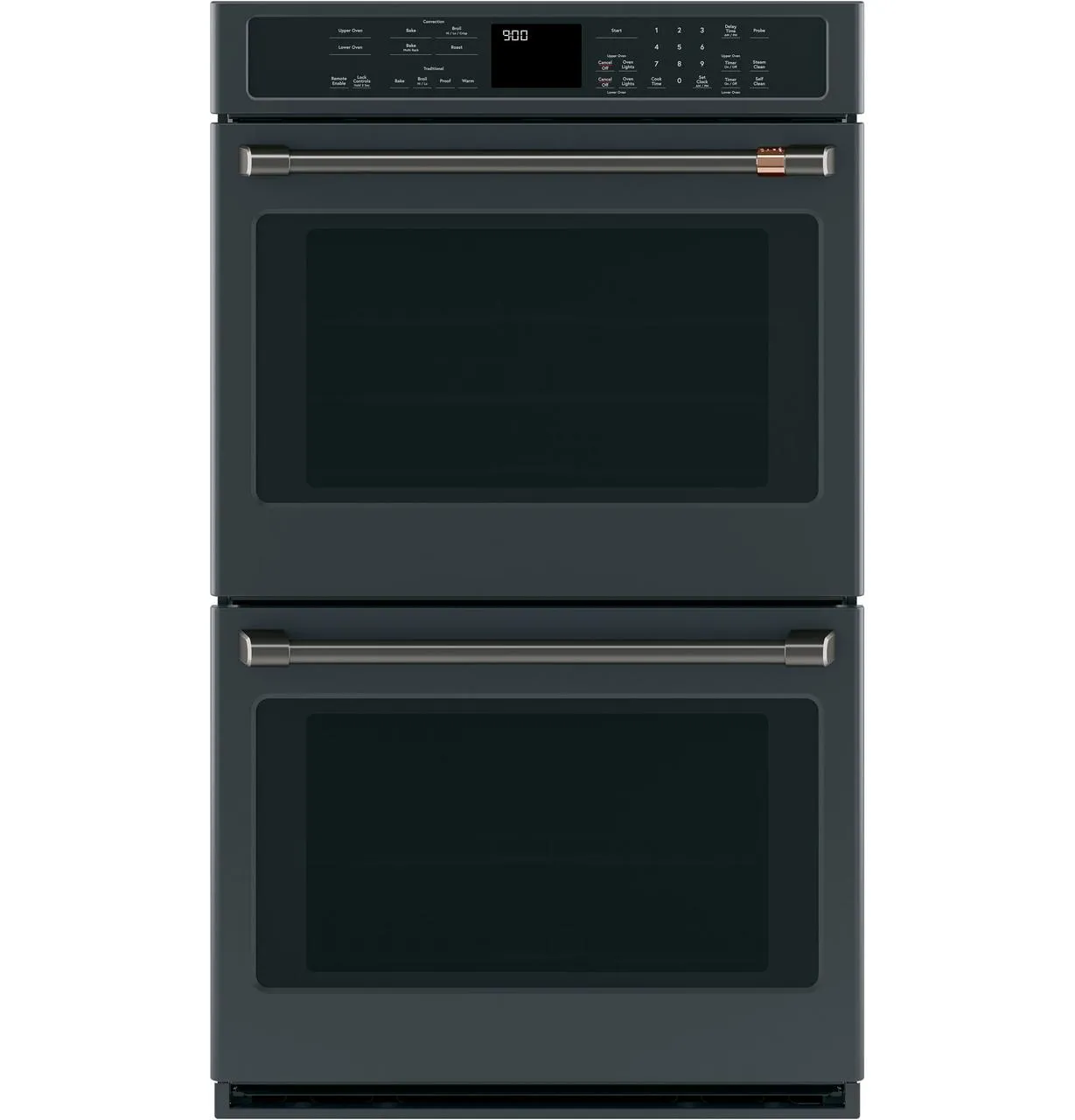 Cafe CXWD0H0PMBT Caf(eback)™ 2 - 30" Double Wall Oven Handles - Brushed Black