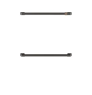Cafe CXWD0H0PMBT Caf(eback)™ 2 - 30" Double Wall Oven Handles - Brushed Black