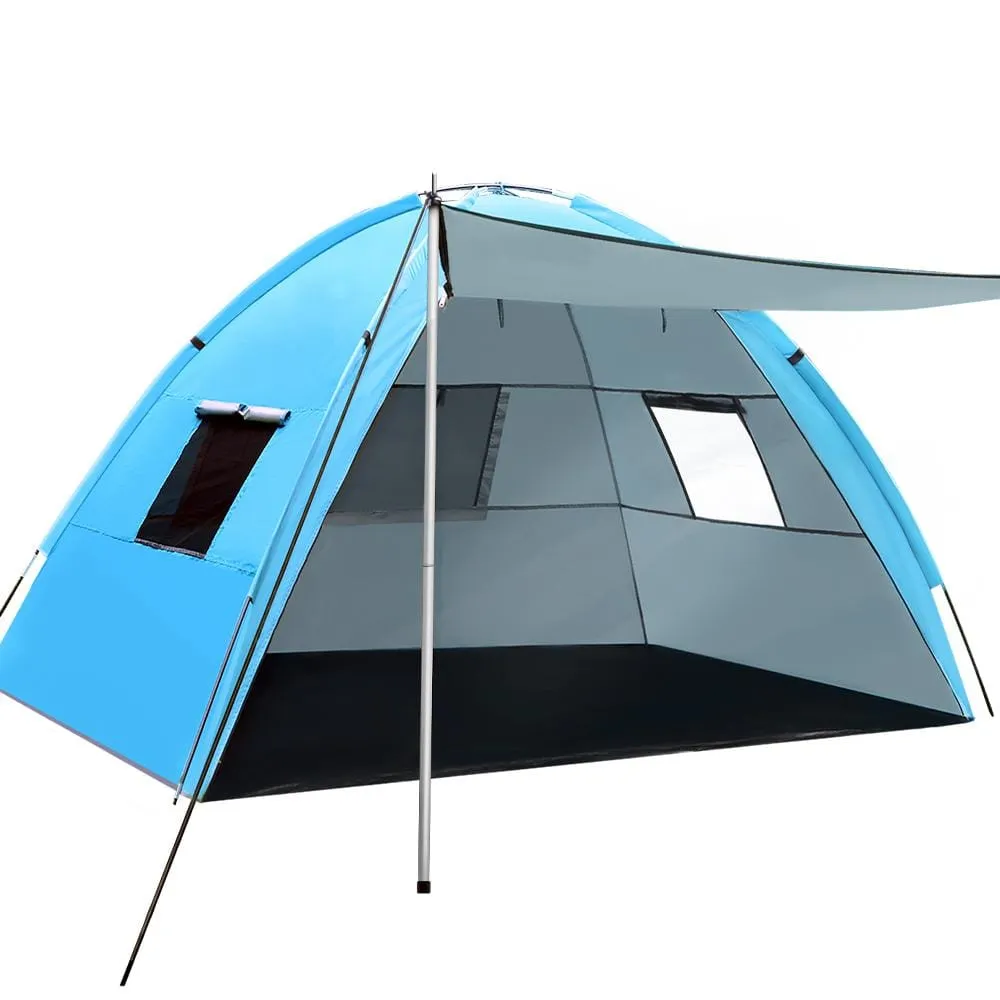 Camping Tent Beach Tents Hiking Sun Shade Shelter Fishing 2-4 Person
