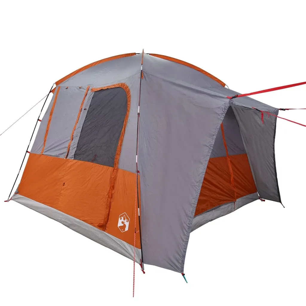 Car Tent 4-Person Grey and Orange Waterproof