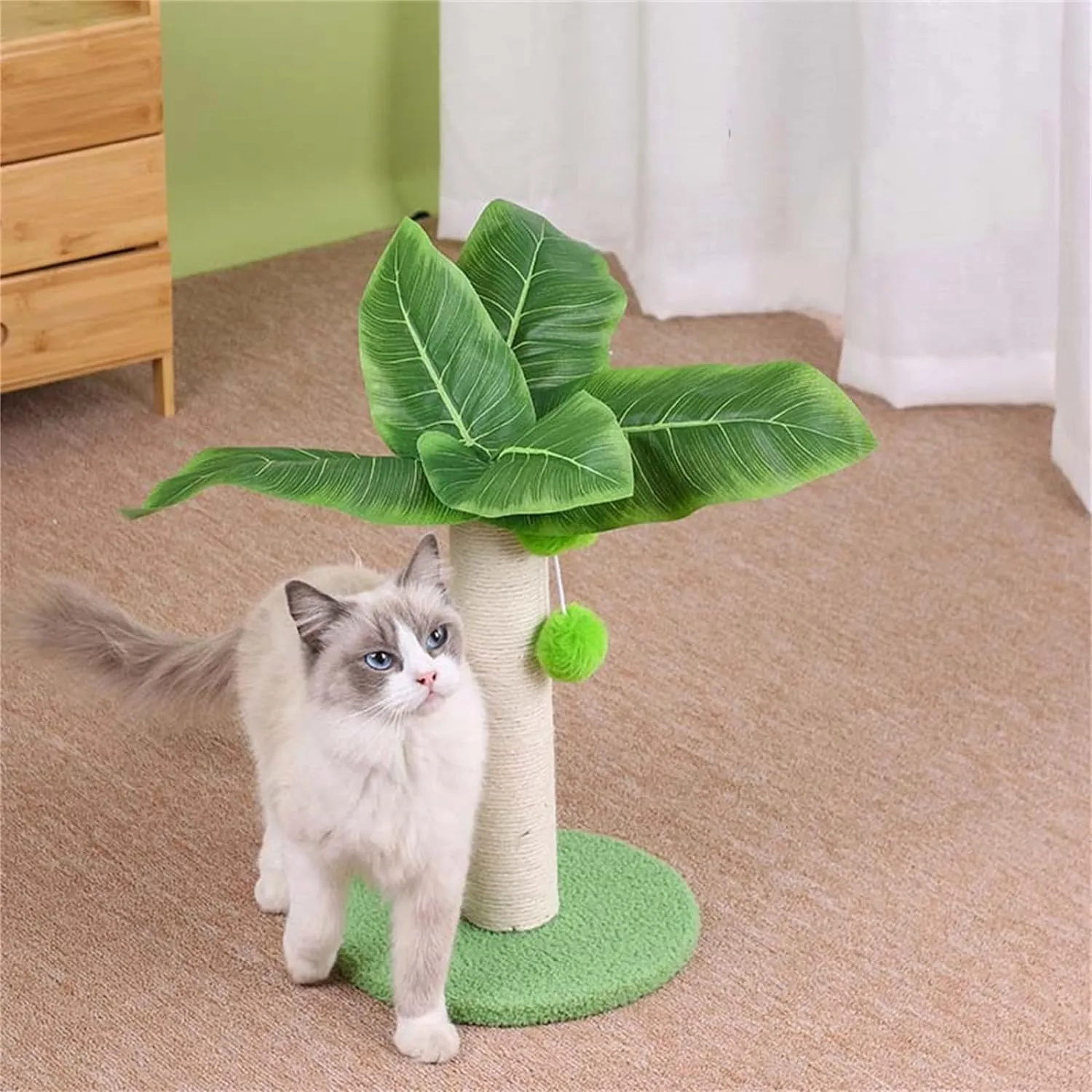 Cat Scratching Post Palm Tree