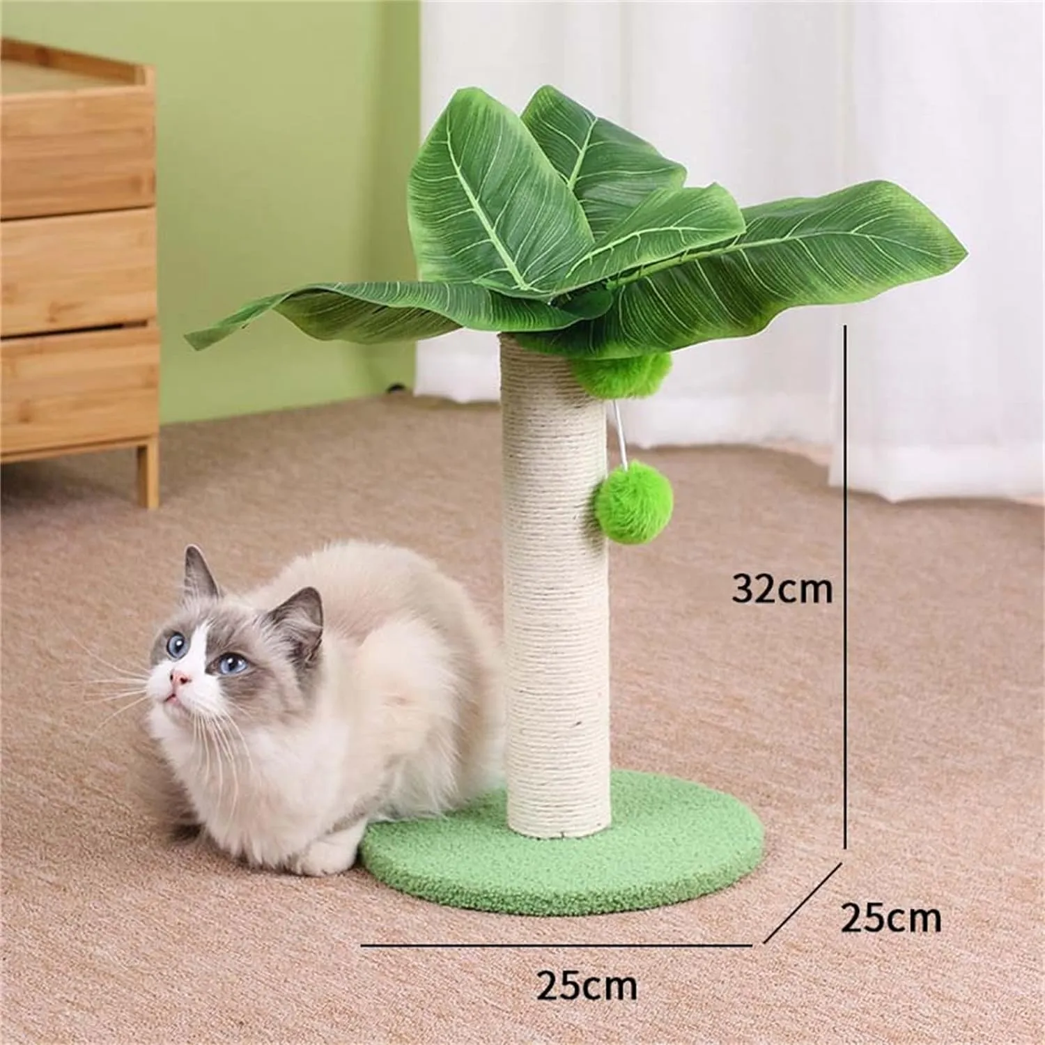Cat Scratching Post Palm Tree