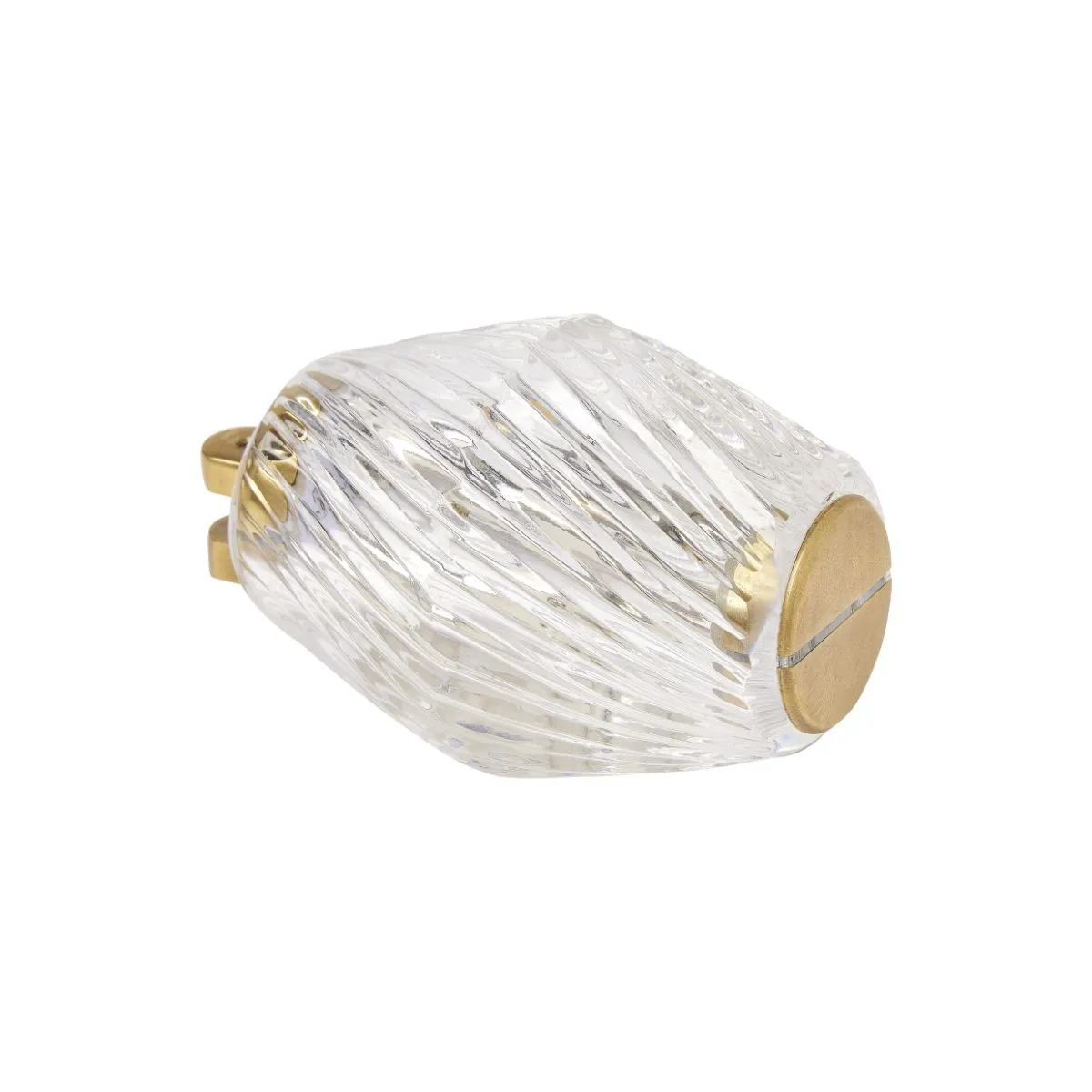 Collier 84 LED Chandelier with Remote Canopy 2700K 120V Natural Brass Finish