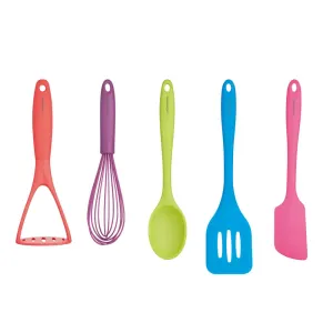 Colourworks 5 Piece Complete Kitchen Utensil Set of 5