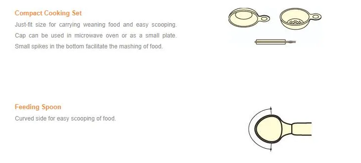 Combi Baby Label: Compact Cooking Set