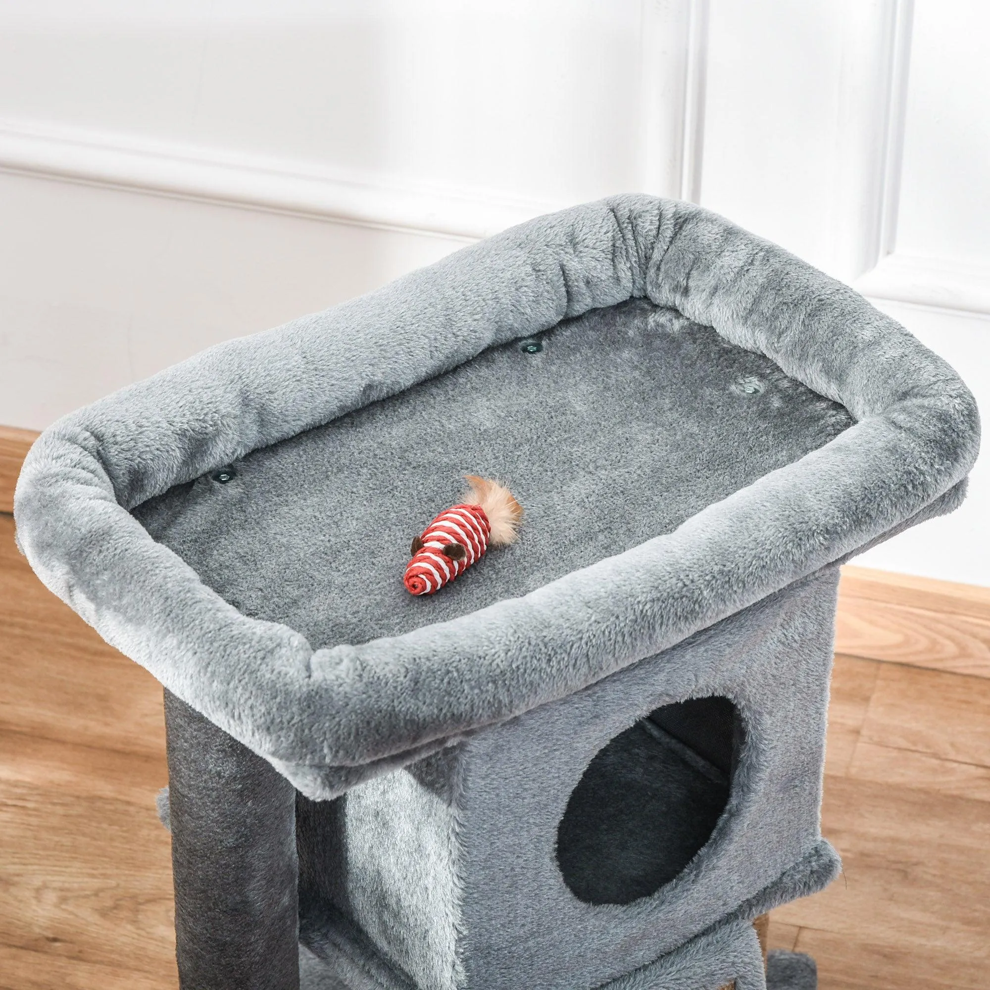 Cosy Cat Tree Activity Center, 57cm - Grey