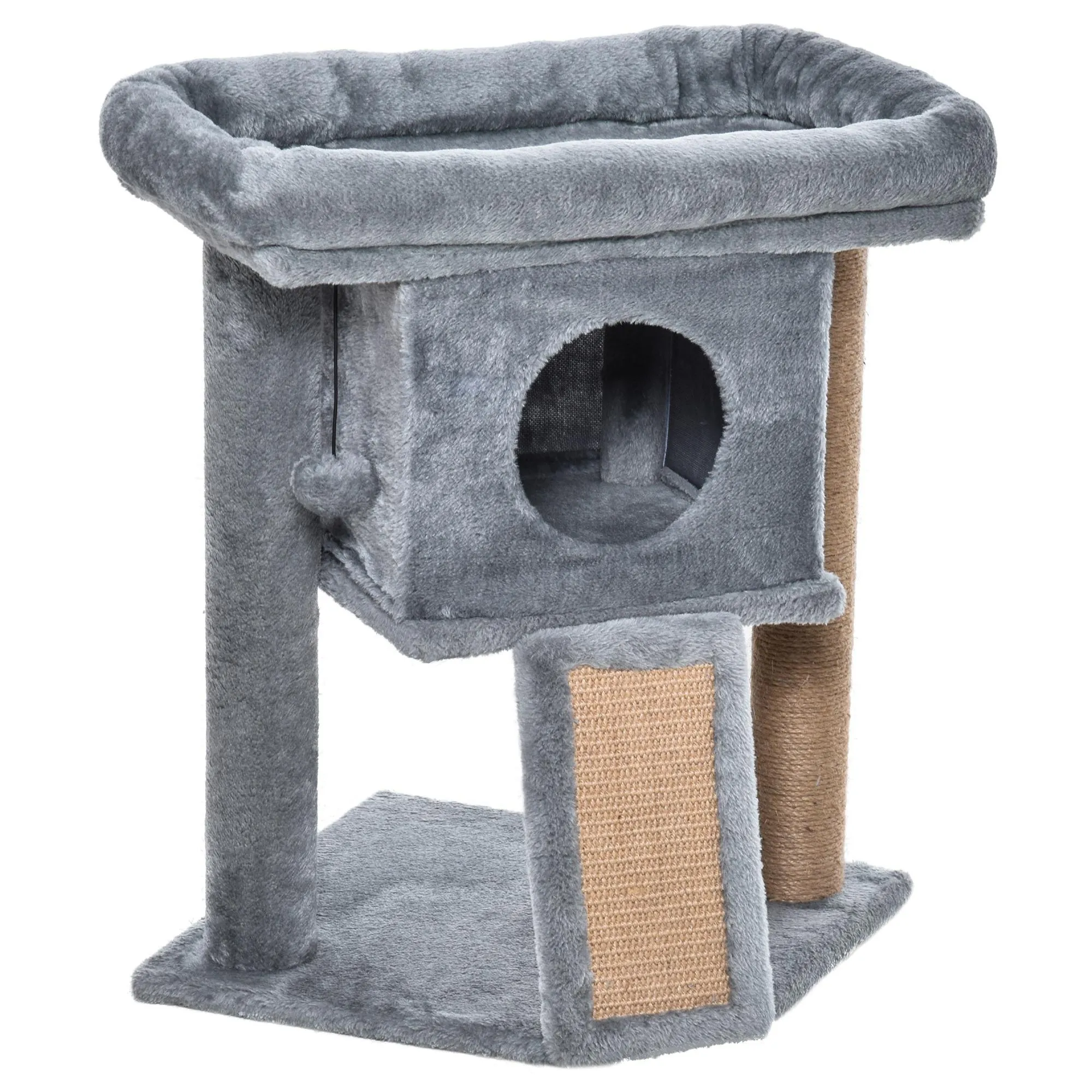 Cosy Cat Tree Activity Center, 57cm - Grey