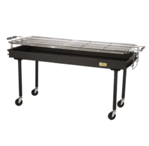 Crown Verity CV-BM-60 60" Mobile Charcoal Commercial Outdoor Grill | Denson CFE