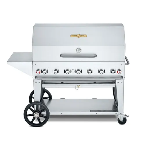 Crown Verity CV-MCB-48PKG 48" Propane Gas Mobile Outdoor Grill