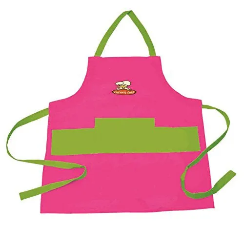 Curious Chef TCC50186 11-Piece Kids' Chef Kit, Pink/Green