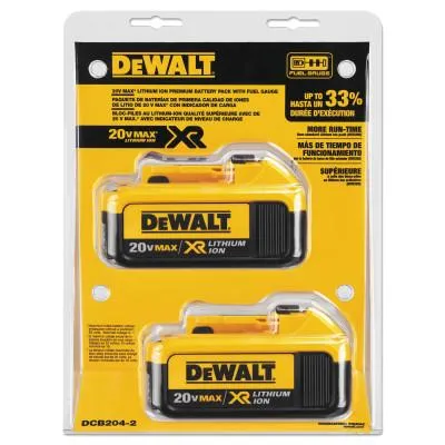 DeWalt® Battery Packs, 20 V, DCB204-2