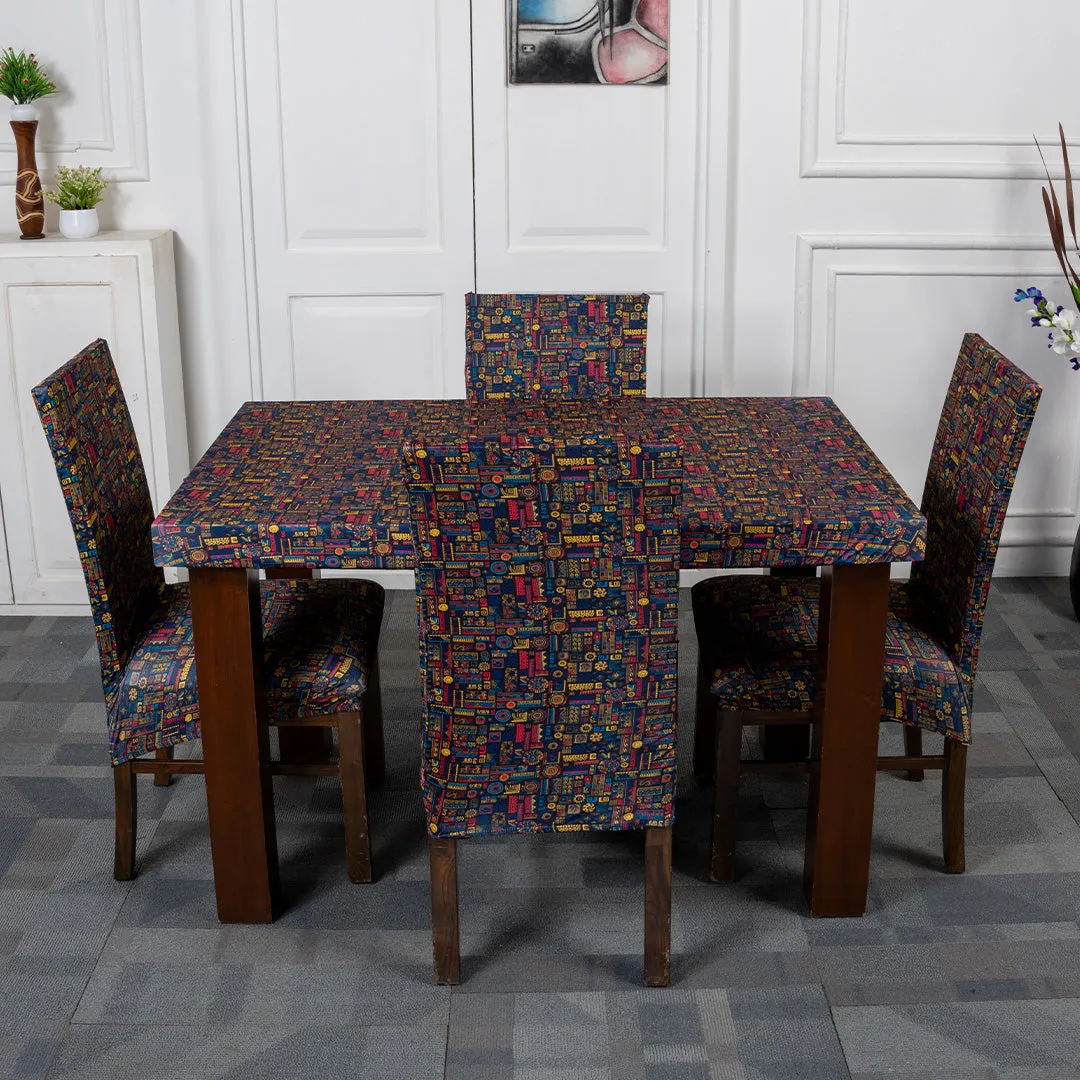 DivineTrendz Exclusive - Handmade Ornament Elastic Chair & Table Cover