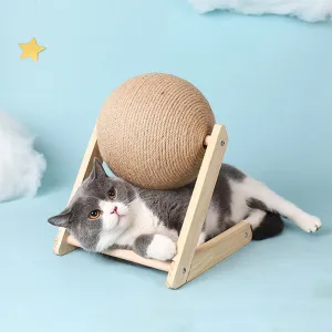 Durable Sisal Cat Scratching Ball Toy