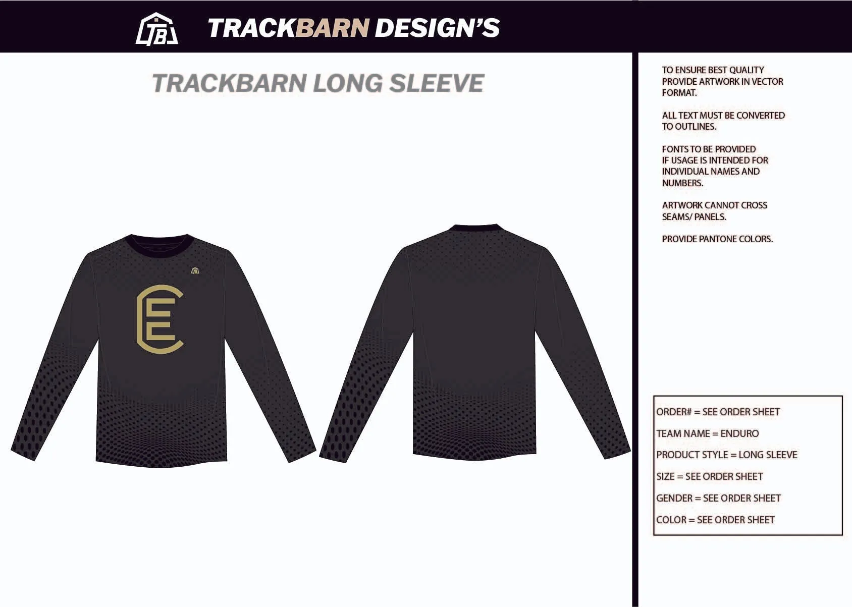 Enduro-- Mens Stretch Light LS Tee