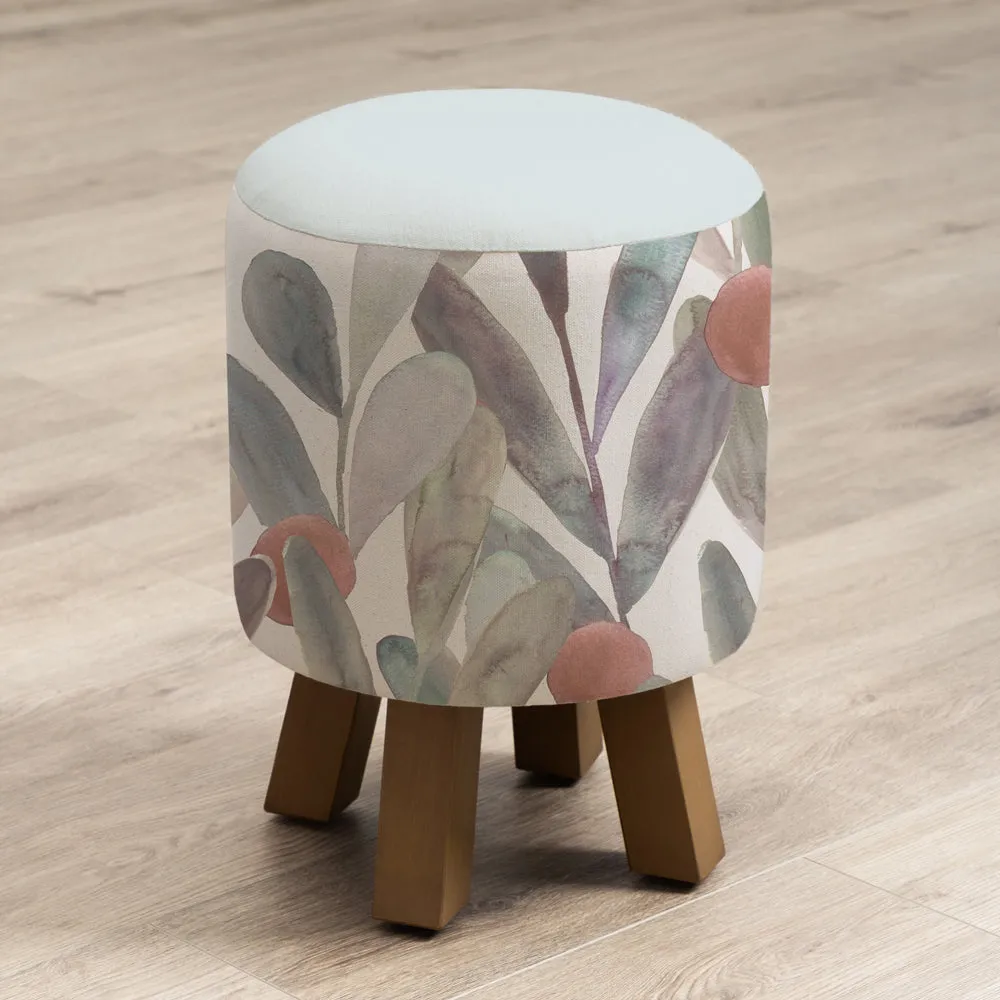 Enso Monty Round Footstool Mulberry