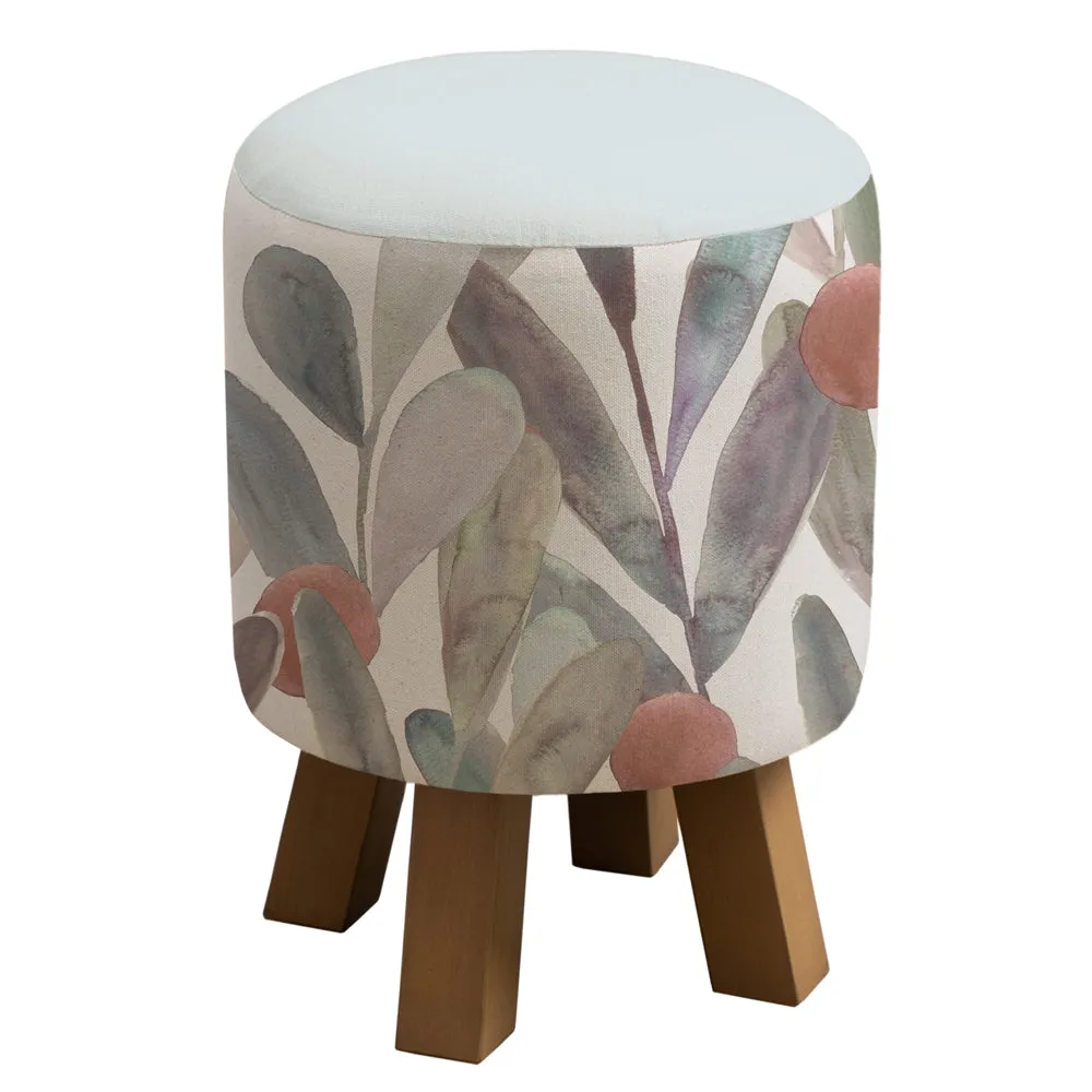 Enso Monty Round Footstool Mulberry